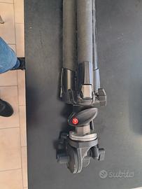 Cavalletto Manfrotto.