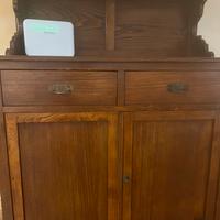 Credenza  in castagno arte povera toscana