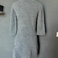 Vestito in maglia grigio melange