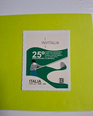 Francobollo Invitalia 2025 Forte Spostamento 