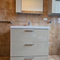 Mobile bagno + specchiera contenitore + pensile