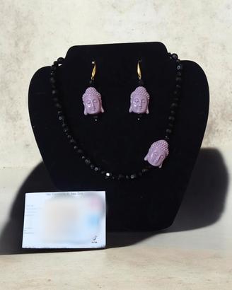 Completo gioielli lavanda