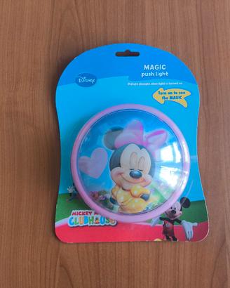Disney Minnie Magic Push Light notturna NUOVA