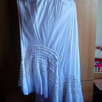 Gonna bianca a sirena