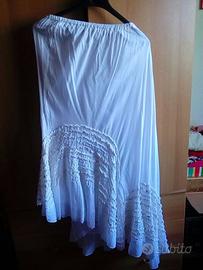 Gonna bianca a sirena