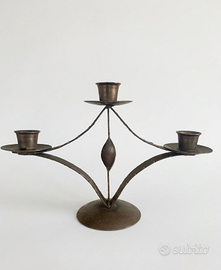 Candelabro Brutalista Scultoreo Anni 50/60 Polonia