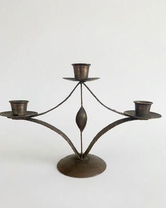 Candelabro Brutalista Scultoreo Anni 50/60 Polonia