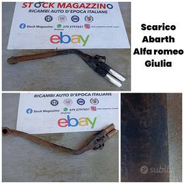 Terminale scarico Abarth alfa Romeo Giulia