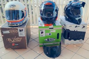 3 caschi moto:premier trophy,x lite x803,ufo aries