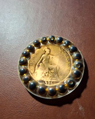 Moneta Antica "One Penny" Regina Vittoria 1896 - I