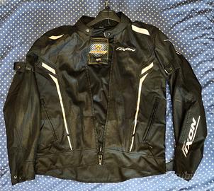 Giacca Moto Estiva IXON Cooler Nero/Bianco - 2XL