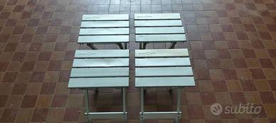 Sgabelli Pieghevoli in Alluminio BRUNNER