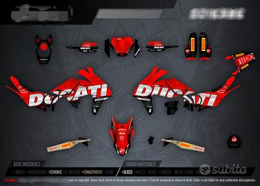 DUCATI 698 hypermono kit Adesivi (DIFETTOSO)