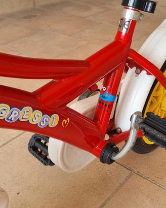 Bicicletta 11" PAMPERS per bambini con rotelle