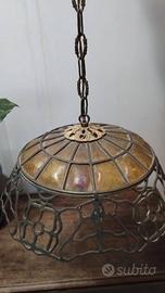 Lampadario in bronzo