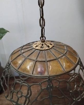 Lampadario in bronzo