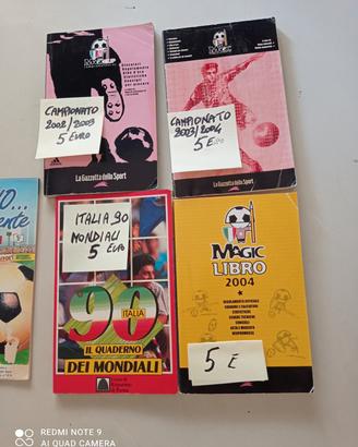 💥 LIBRI Mondiali 90 e Campionato Calcio 200200
