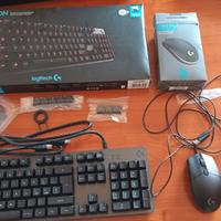 Mouse g203 & Tastiera Logitech g413 