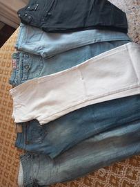 nr 6 paia jeans pantaloni donna