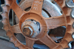 Riduttore con ruota motrice per trattore fiat 312C