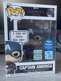 Funko pop captain america 1480 Napoli Comicon 2025