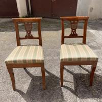 Sedie antiche imbottite
