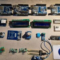 Arduino Uno stock lotto materiale sensori LCD