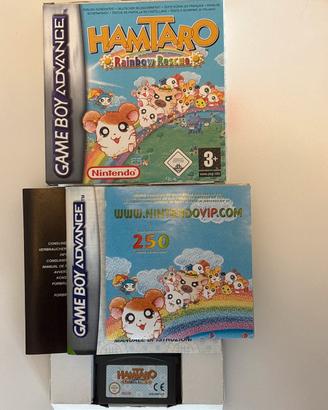 Hamtaro Rainbow Rescue Gameboy boxato funzionante