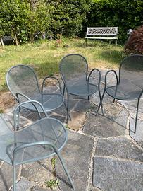 Sedia da giardino in ferro