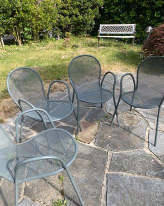 Sedia da giardino in ferro