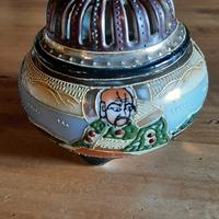portaincenso cinese in ceramica orientale satsuma