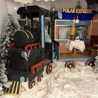 Trenino Polar Express scenografico