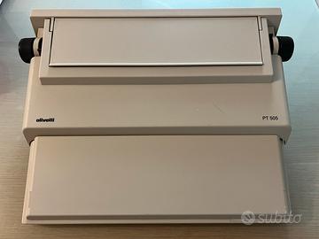 Macchina da scrivere elettrica olivetti pt 505