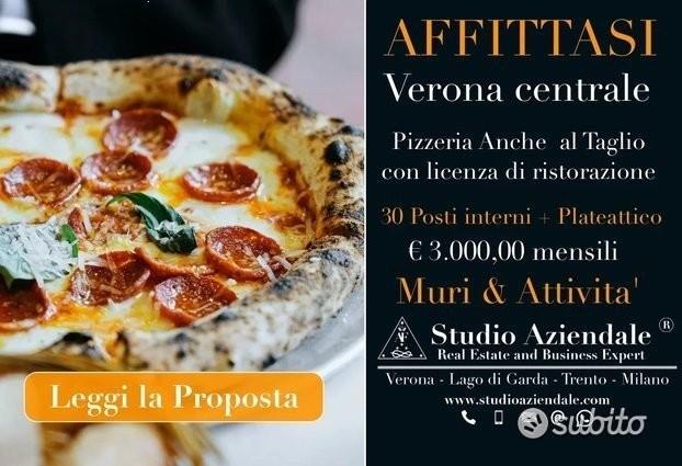 Azienda pizzeria taglio lic ristorante poss cessi