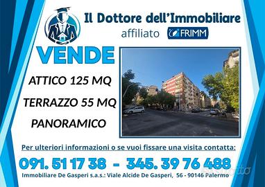 Attico - 4 vani - via empedocle restivo