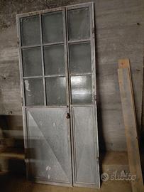 porta in inferro zincato