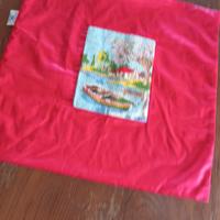 copricuscino rosso Caleffi