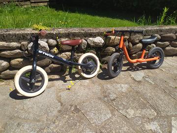 coppia balance bike - bicicletta bambino 