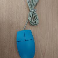 Mouse PS2 Azzurro per PC, usabile Amiga C64 Atari