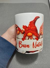 Tazza Natalizia realizzata con la sublimazione 