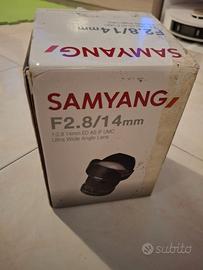 Samyang Obiettivo 14mm F/2,8 ED AS IF UMC per Sony