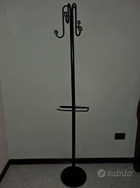 Attaccapanni in metallo nero