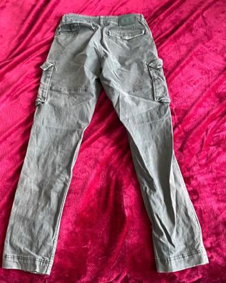 Pantaloni cargo Mistral grigi taglia 48