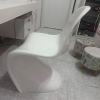 VITRA PANTON CHAIRE 4 SEDIE RESINA LUCIDA