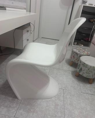VITRA PANTON CHAIRE 4 SEDIE RESINA LUCIDA
