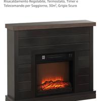 Caminetto elettrico Homcom