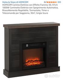 Caminetto elettrico Homcom