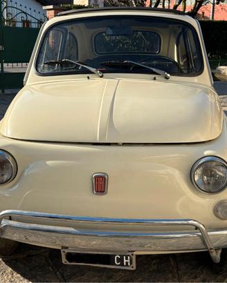 Fiat 500 del 1969 panna
