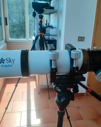 Telescopio Rifrattore TecnoSky Tripletto Apo  80mm