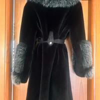 Cappotto in pelliccia ecologica